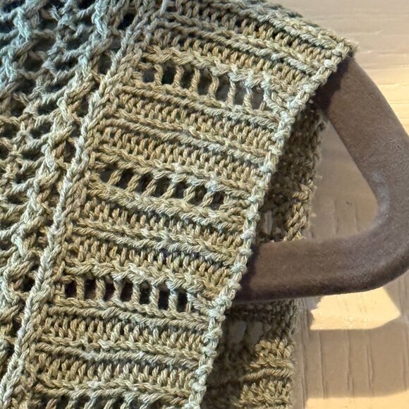 rag & bone | Riley Semisheer Knit Tank | Sage Green | Size: M - Picture 7 of 10